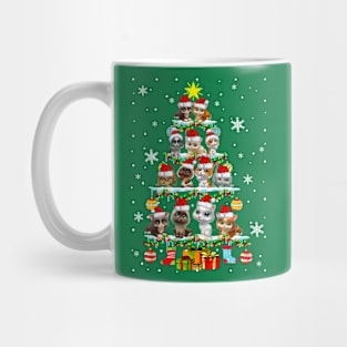 cat chritmas tree Mug